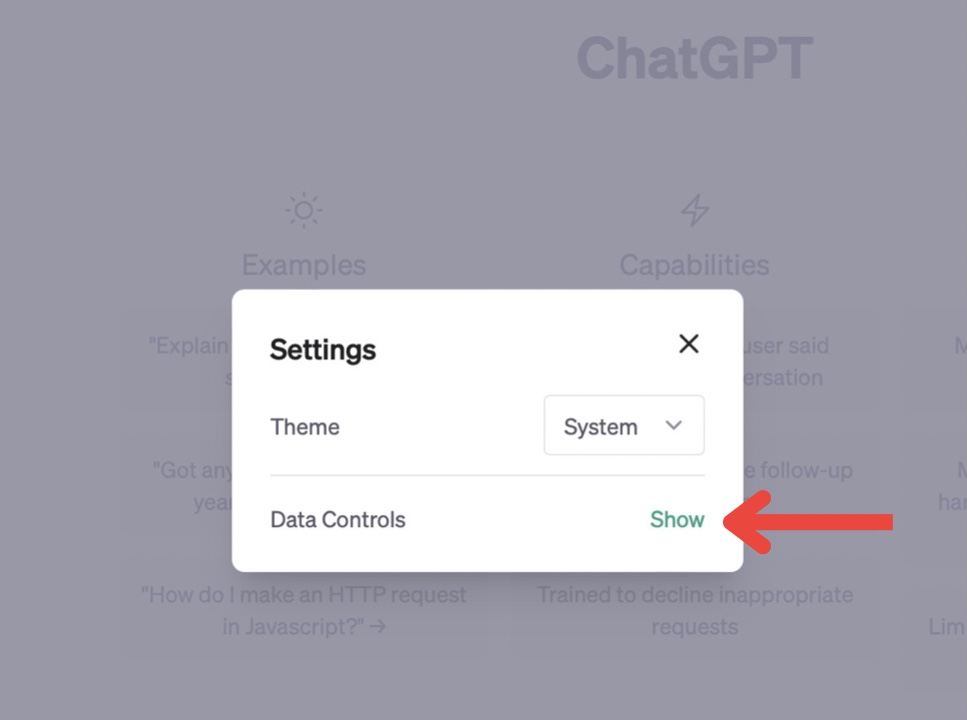 ChatGPT見るボタン